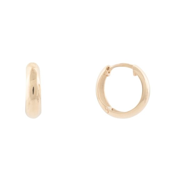 MIA FIORE Jewelry - MIA FIORE Gold 14kt Gold Polished Petite Huggie Earrings
